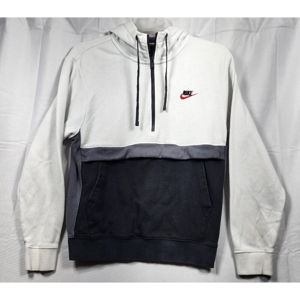 Nike Air White Pullover Hoodie 3 Pockets Youth Small Boys vtg vintage 90s